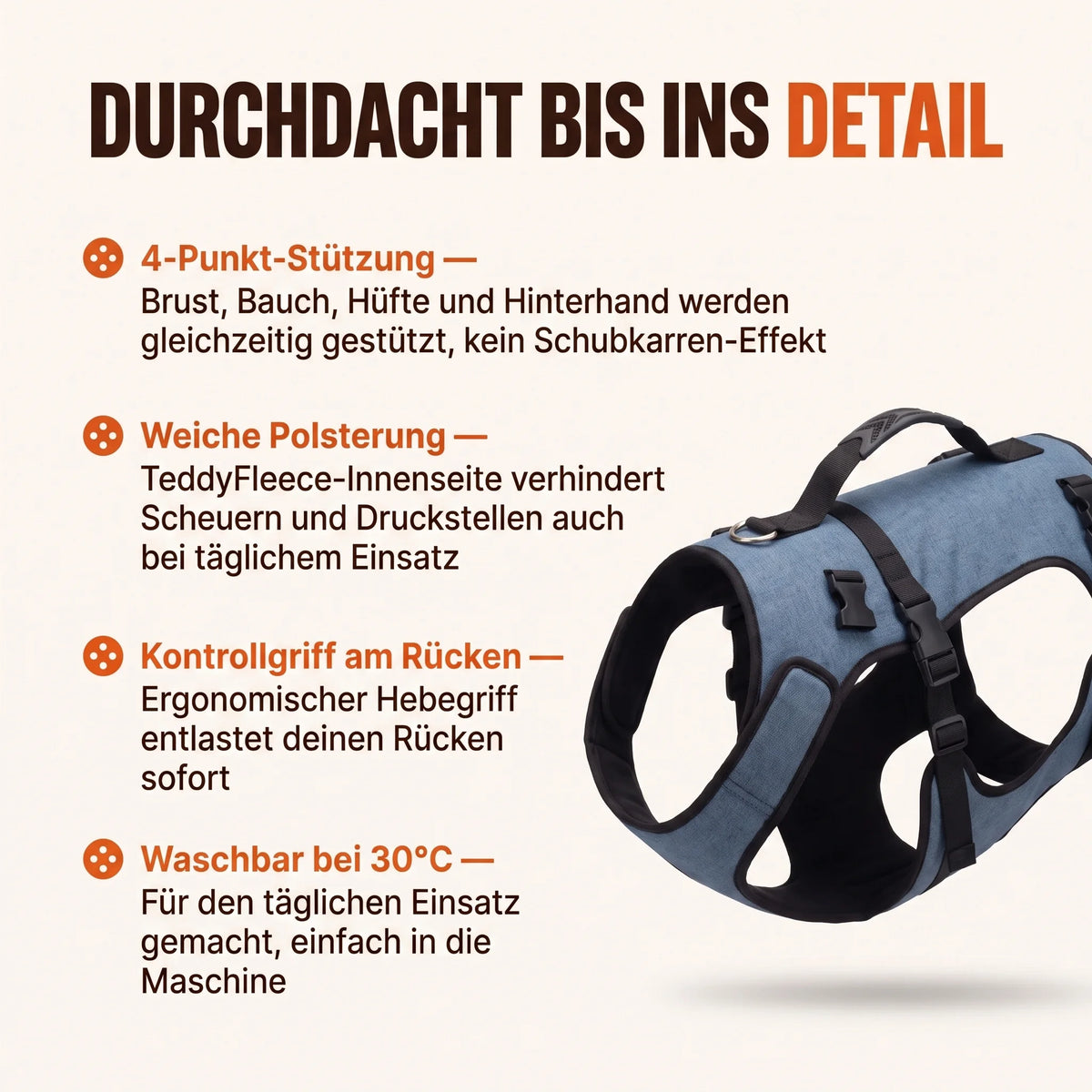 Vello Arthrose Mobilitätsgeschirr
